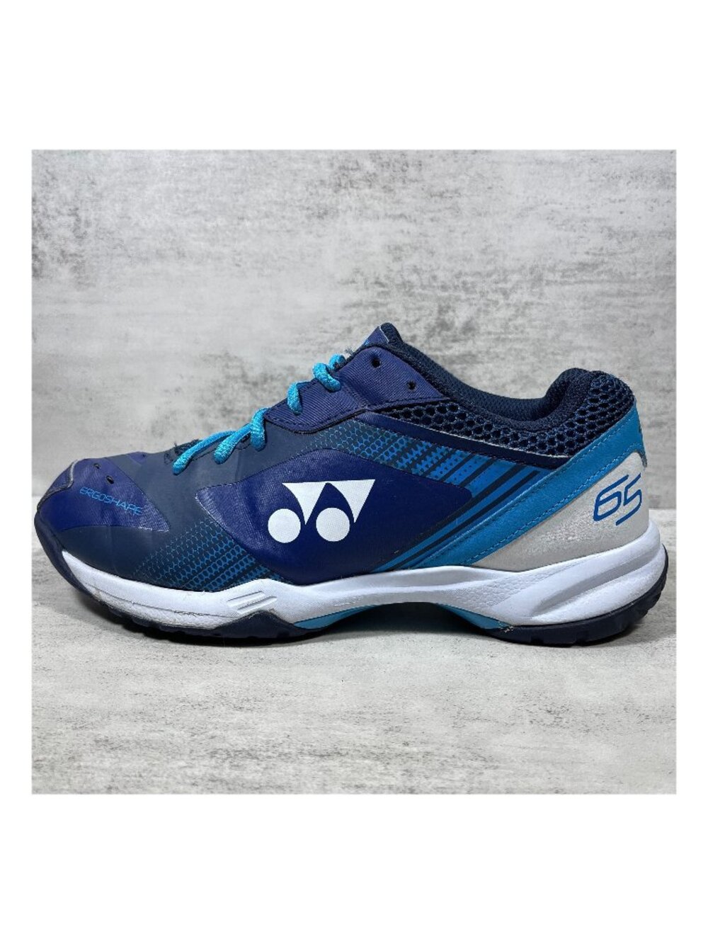 Yonex Power Cushion 65 X3 Court Badminton Shoes - Men's Size 8 - Blue